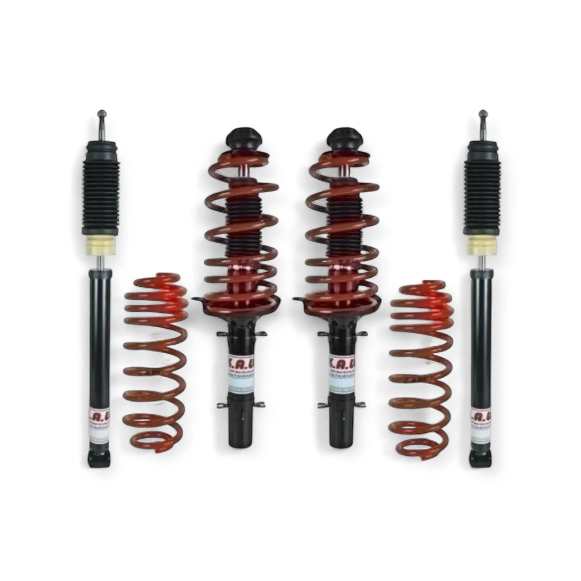 K.A.W. PlusKit Sportfahrwerk VA 80mm HA 50mm für BMW 3er E36 KAW