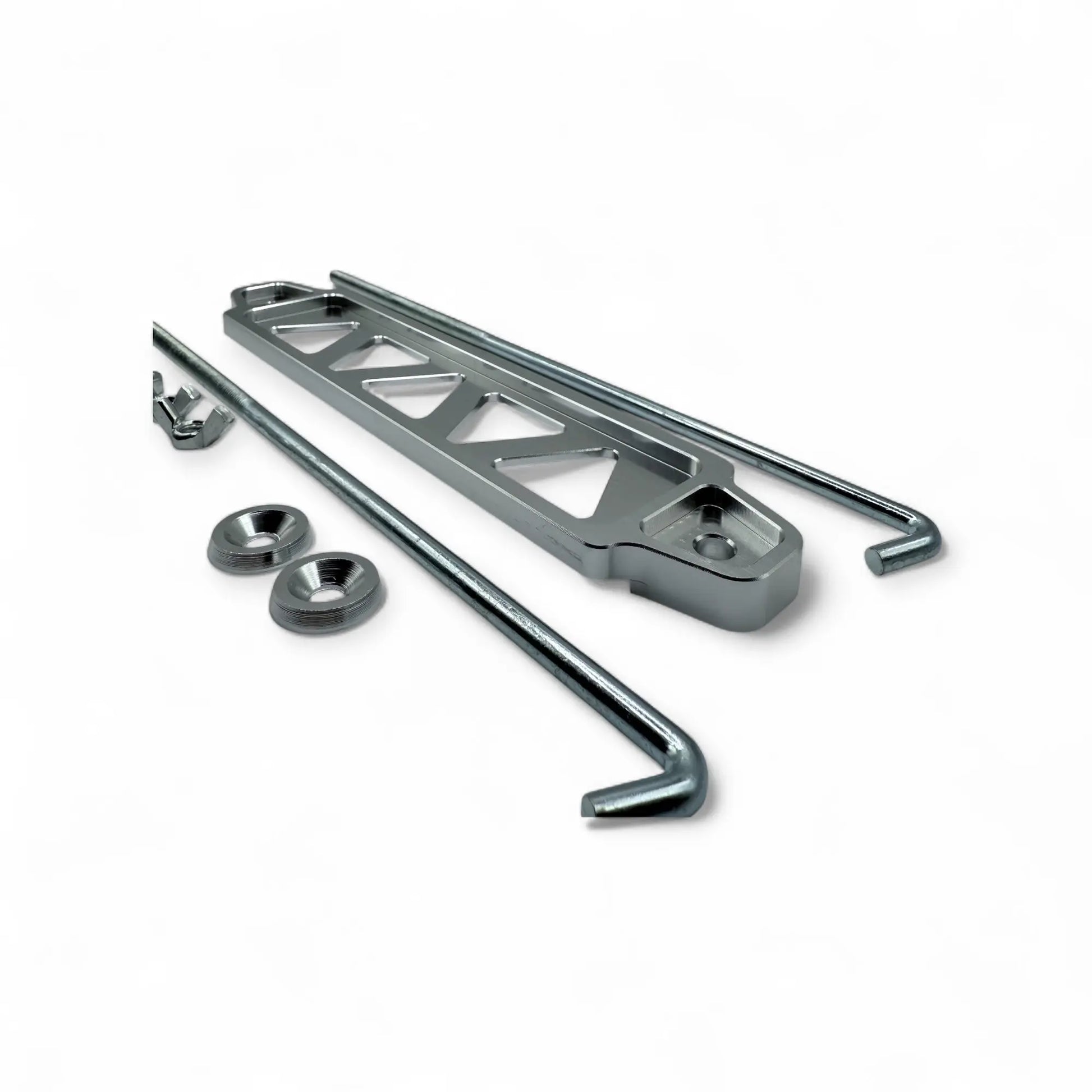 Batteriehalter / Fahrzeugbatterie Befestigung aus CNC-Aluminium WEHRAN MOTORSPORT