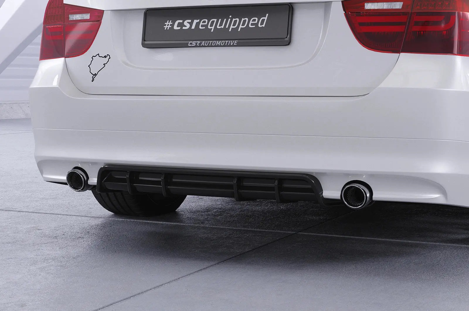 Diffusor / Heckansatz für BMW 3er E90 / E91 CSR