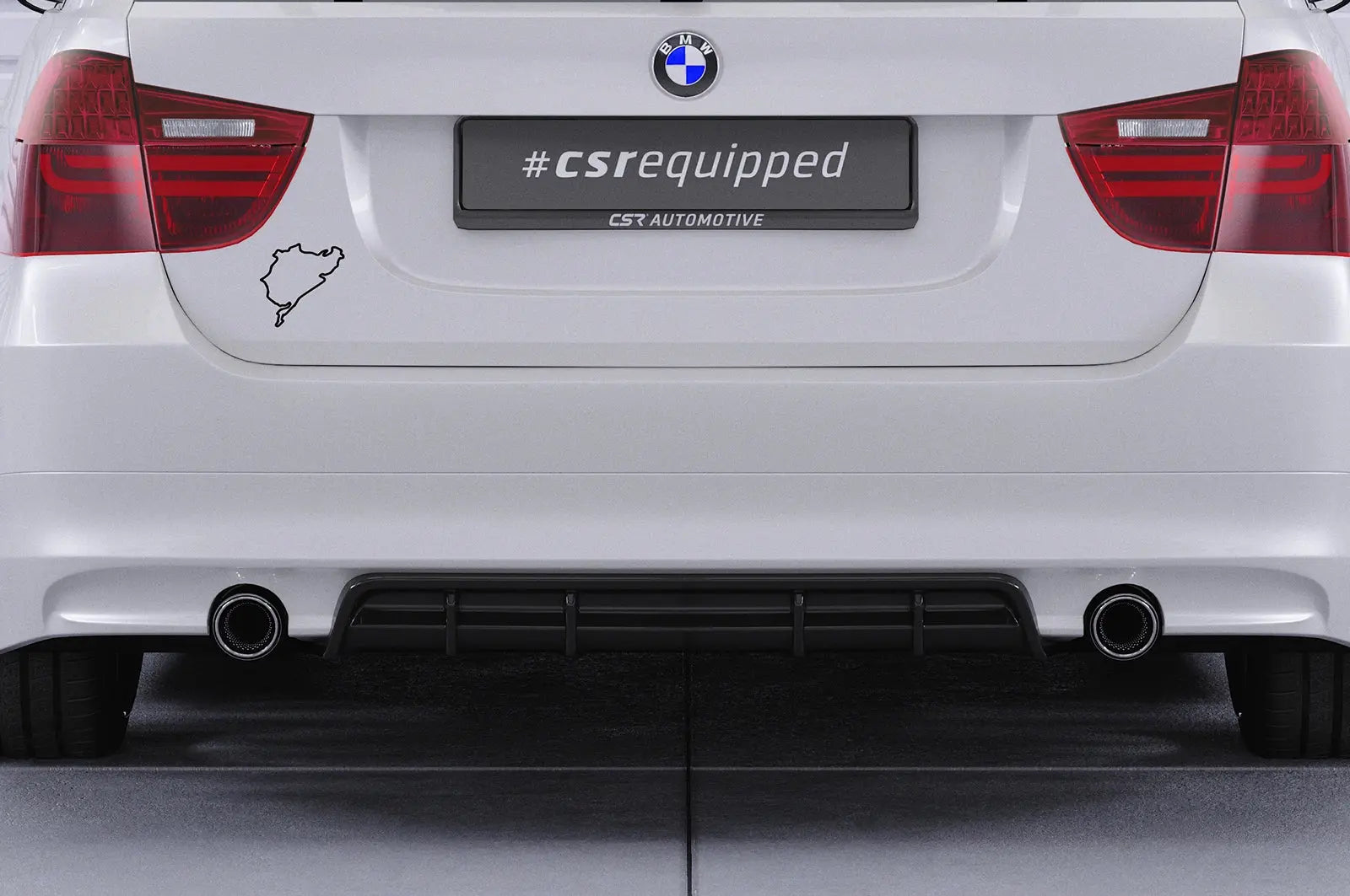 Diffusor / Heckansatz für BMW 3er E90 / E91 CSR