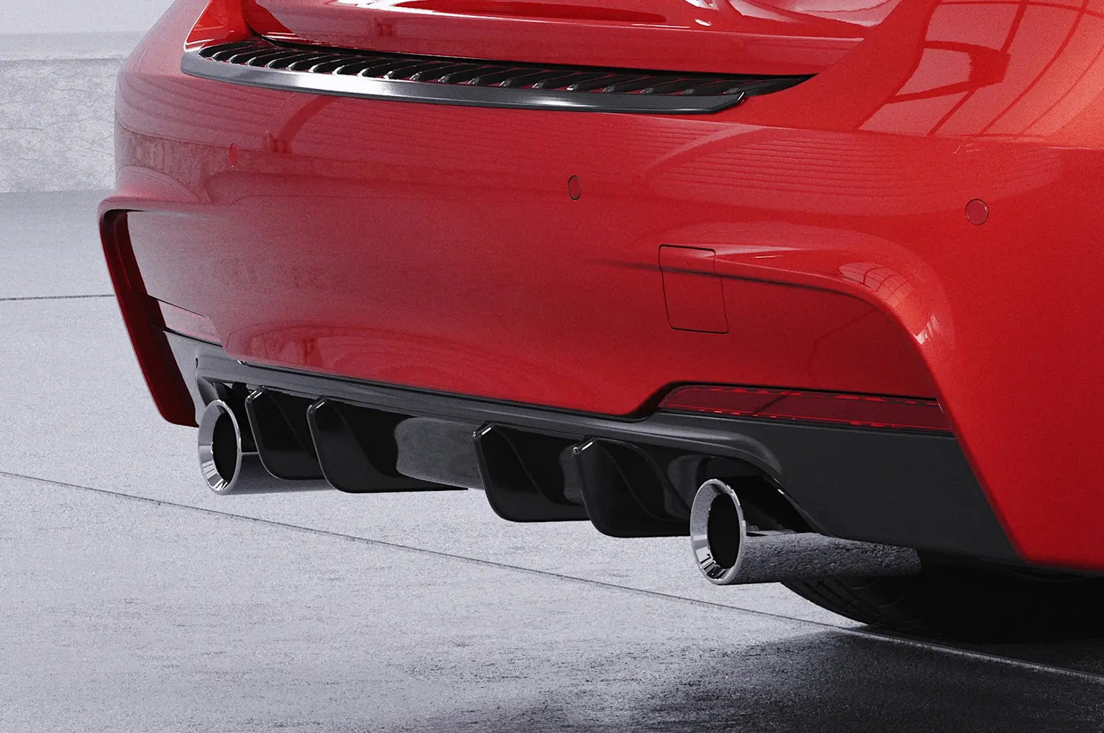 Diffusor / Heckansatz für BMW 3er F30 (M-Paket) CSR