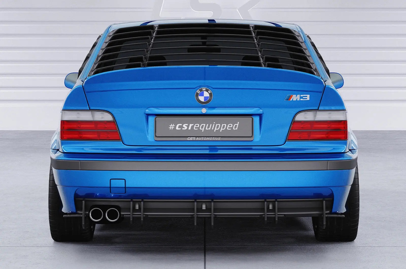 Racing Diffusor / Heckansatz für BMW 3er E36 M-Paket CSR
