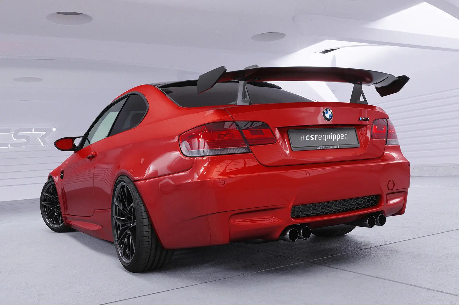 Schwanenhals Heckflügel für BMW 3er E92 / M3 E92 Coupe CSR
