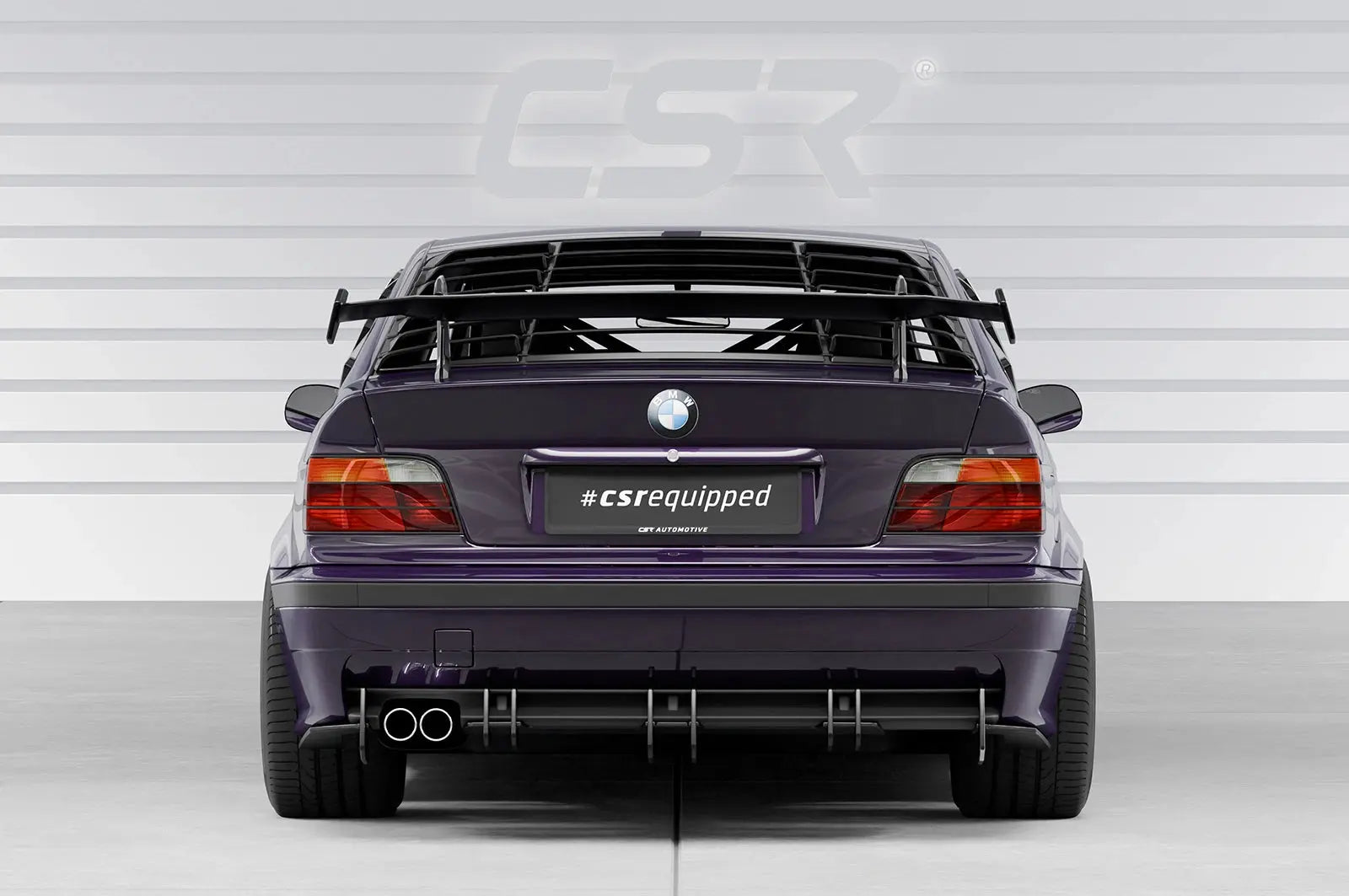 Schwanenhals Heckflügel für BMW 3er / M3 E36 Coupe CSR