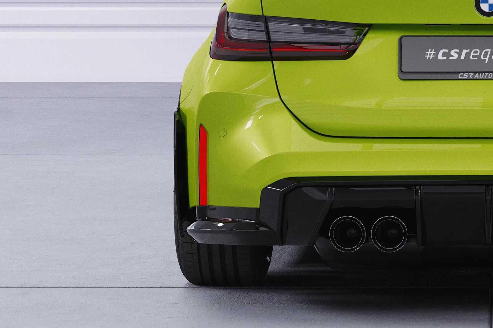 Side Blades / Side Flaps für BMW M3 G81 CSR