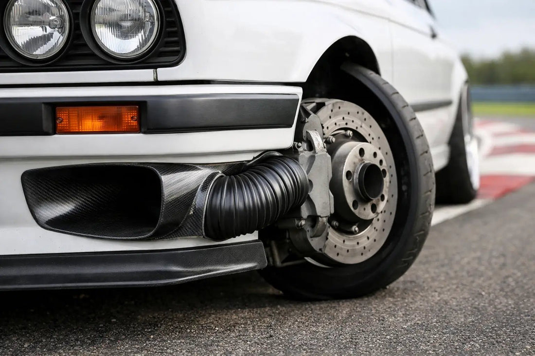 Luftführung Bremse BMW E30 richtig auslegen - WEHRAN MOTORSPORT