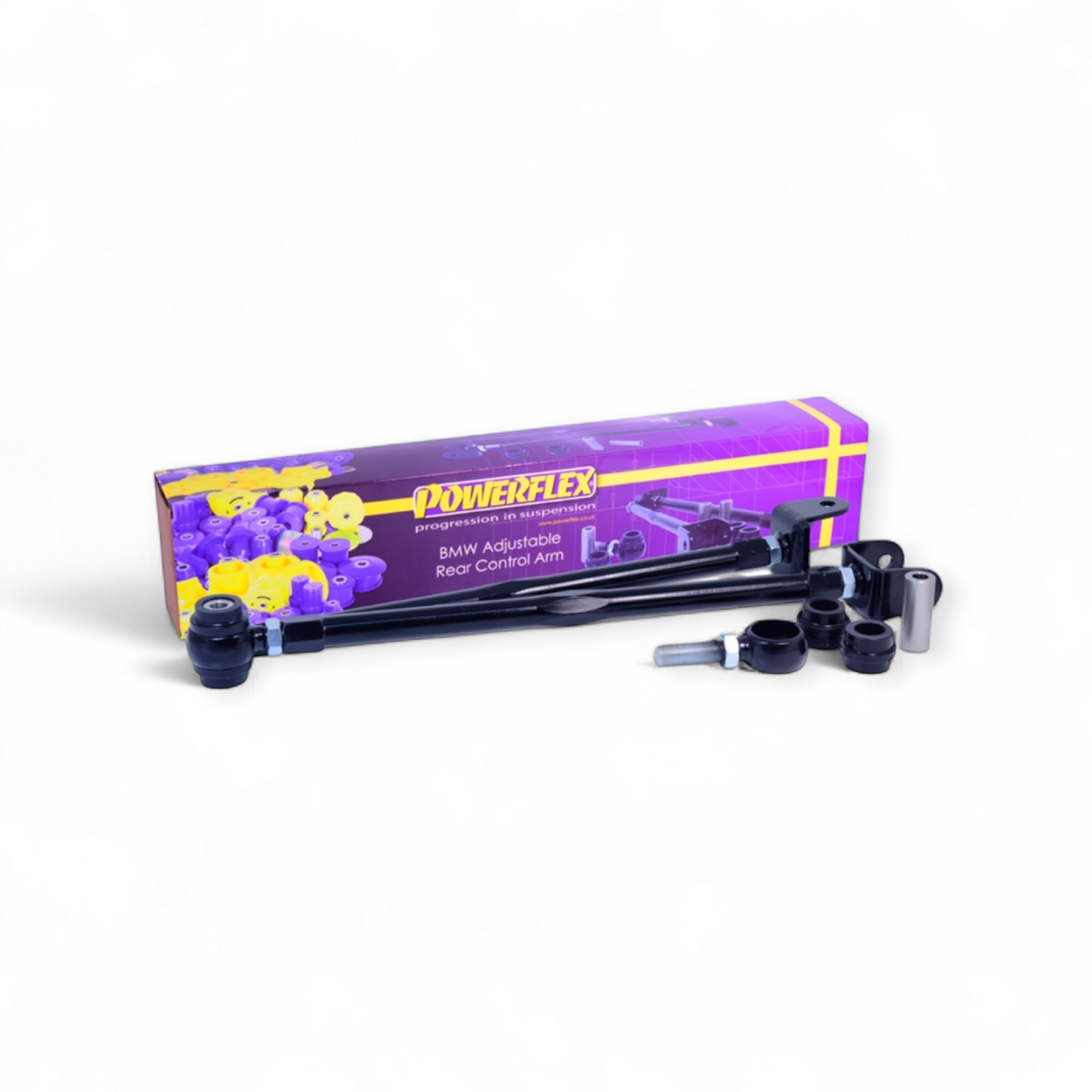 Querlenker Kit hinten, verstellbar für BMW E36 inkl. M3, Powerflex