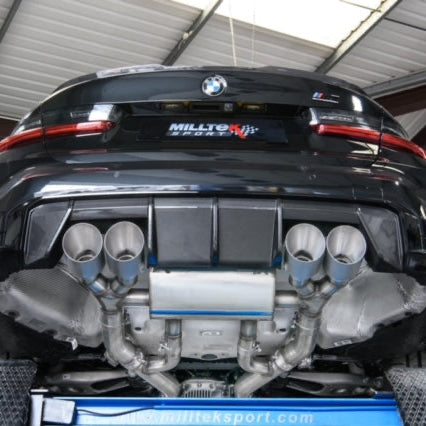 MILLTEK Sport Abgasanlage passend für BMW M3 M4 G80 G81 G82 Competition S58