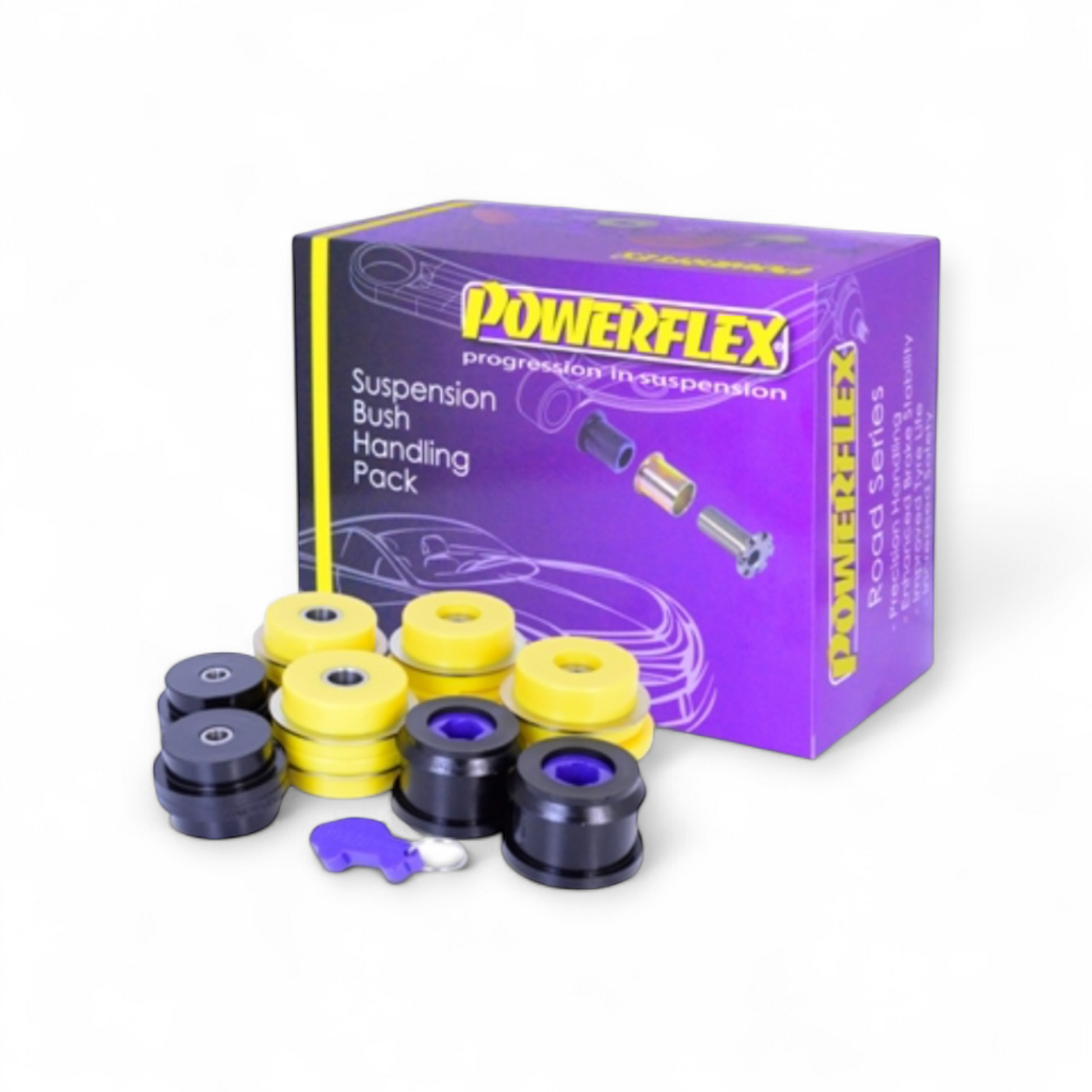 Powerflex Komplettset (nicht für M3) Handling Pack für BMW E46
