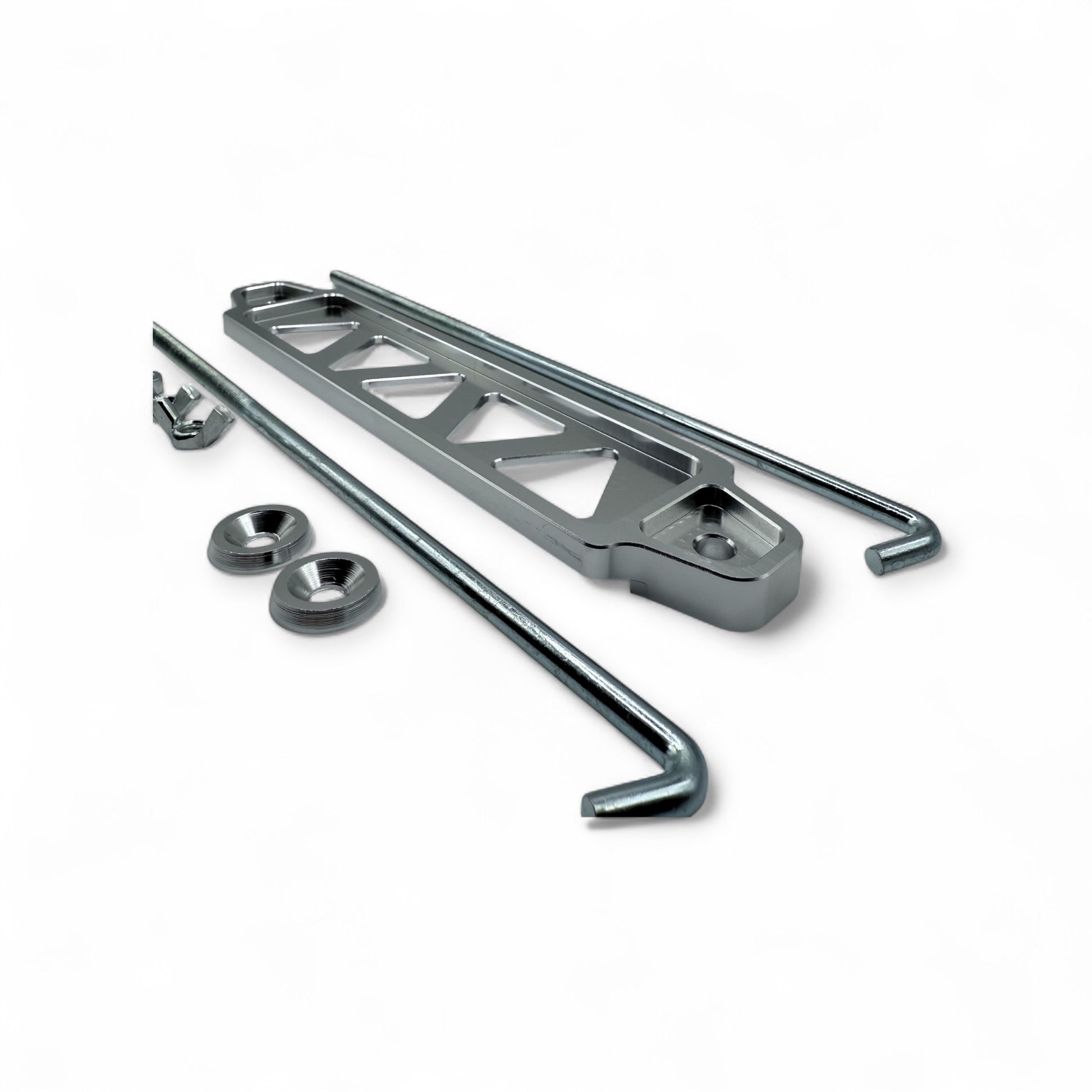 Batteriehalter / Fahrzeugbatterie Befestigung aus CNC-Aluminium