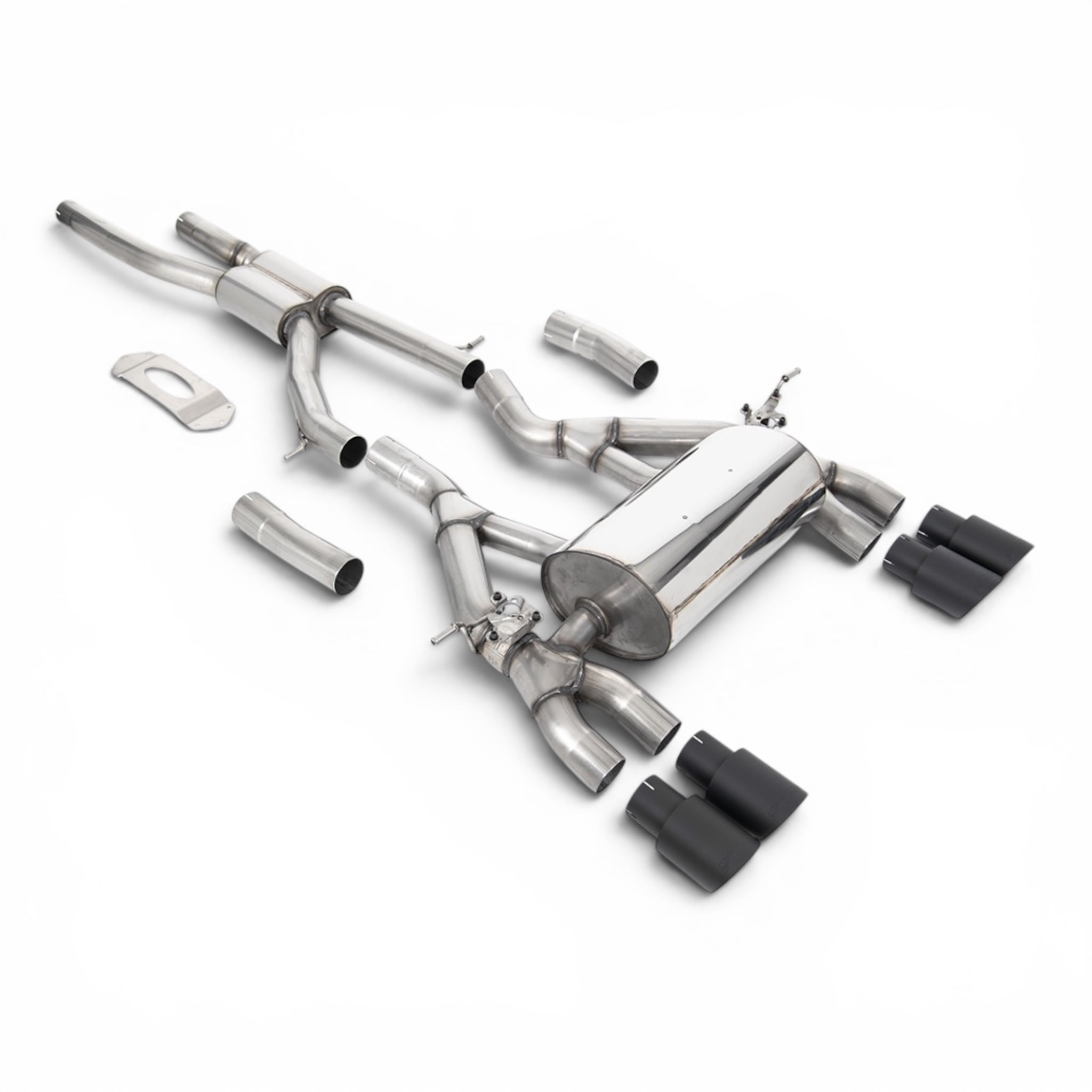MILLTEK Sport Abgasanlage passend für BMW M3 M4 F80 F82 F83 (mit OPF)