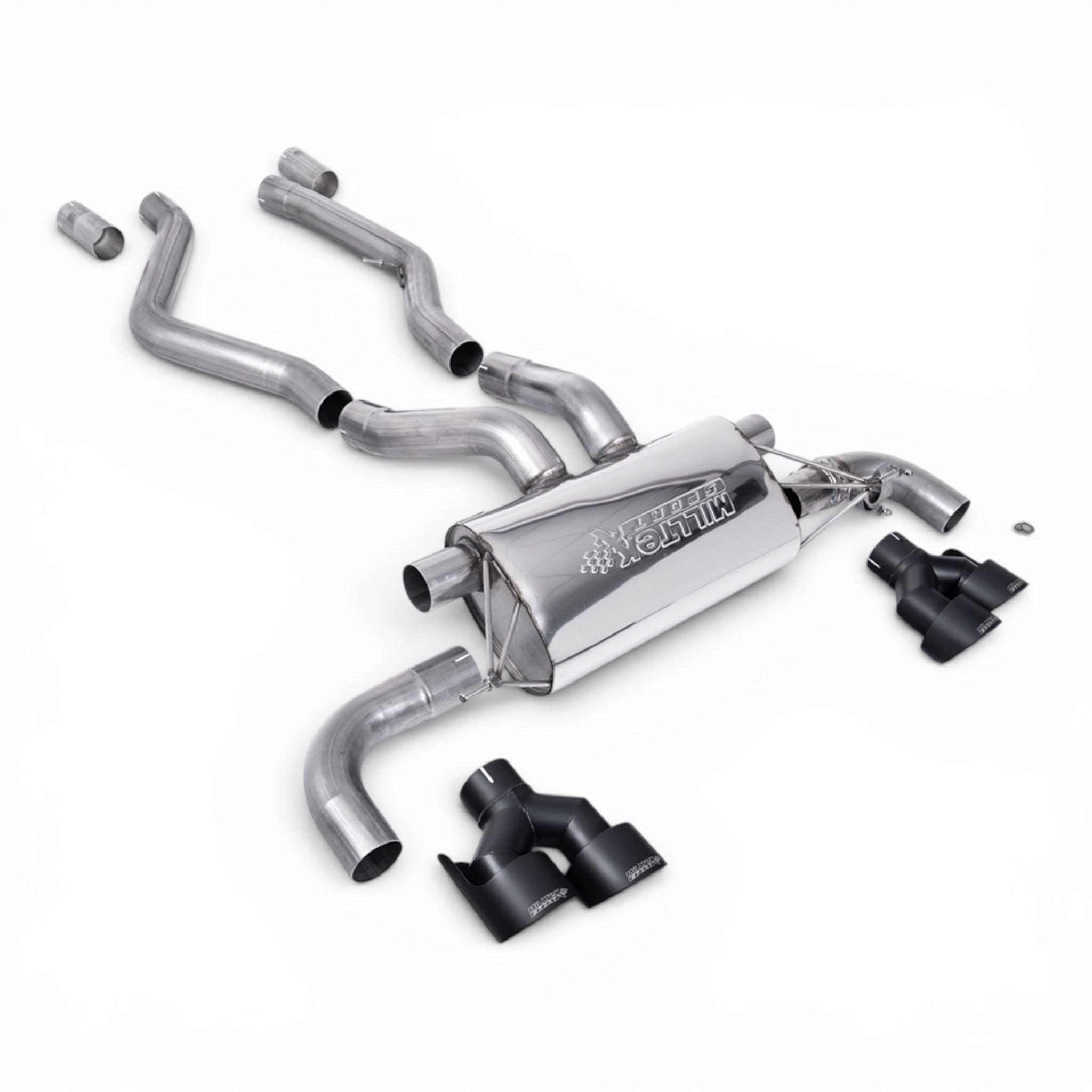 MILLTEK Sport Abgasanlage passend für BMW 3er G20 G21 M340i XDrive (mit OPF)