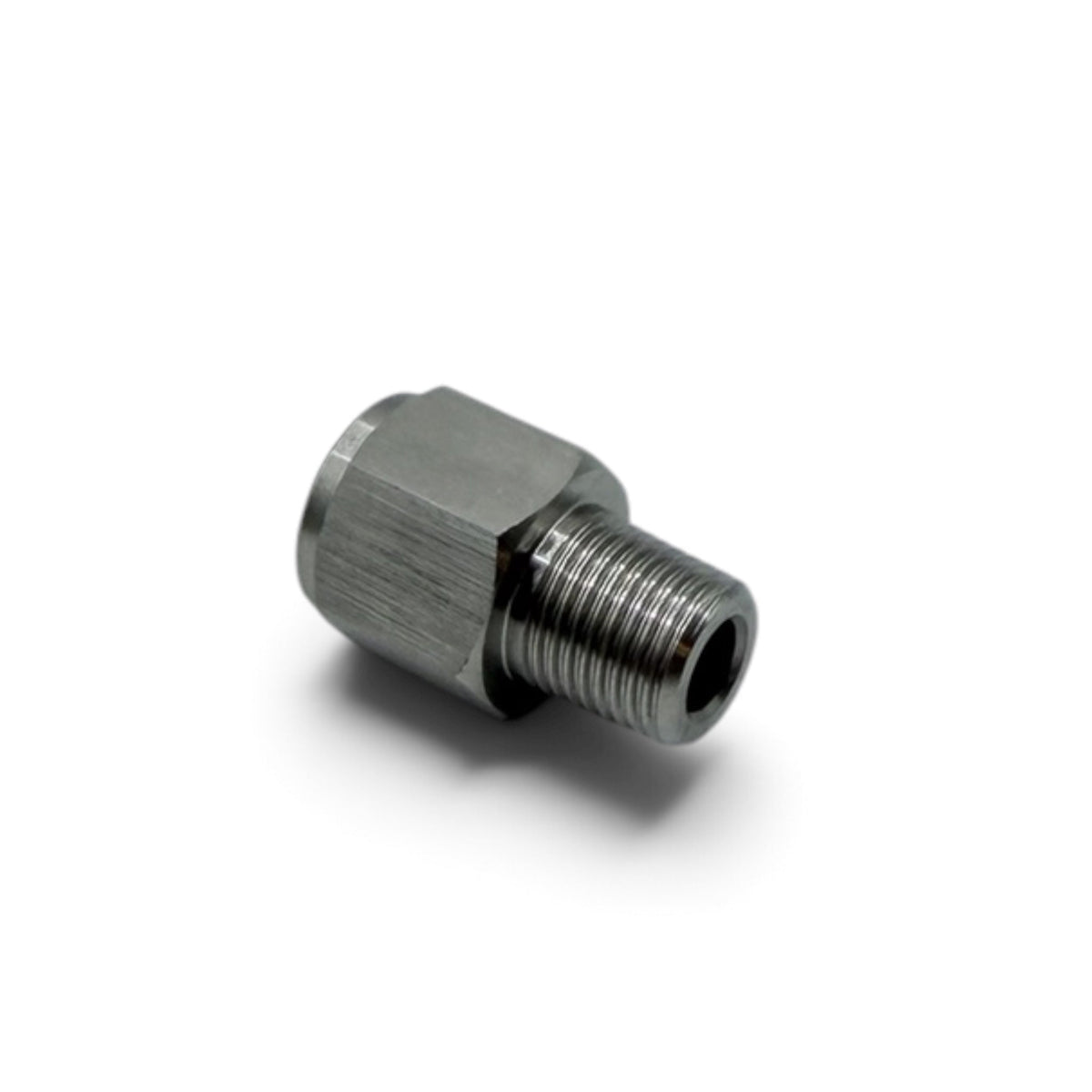 Bremsleitung Manometer Adapter 1/8" NPT auf M10x1 Fitting Edelstahl - WEHRAN MOTORSPORT