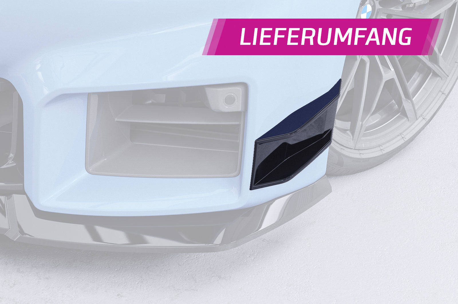 Canards Performance Flaps mit ABE passend für BMW M2 G87 - WEHRAN MOTORSPORT