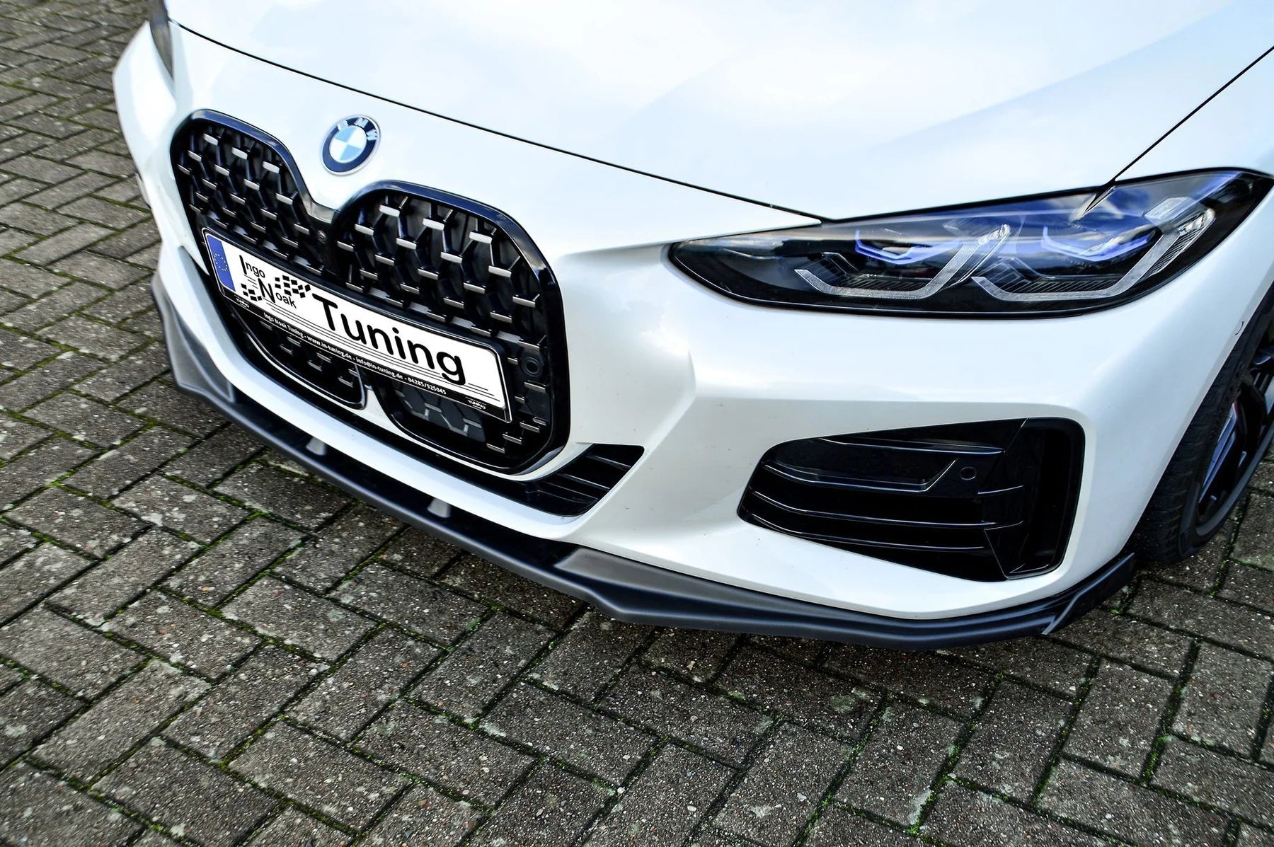 CUP Frontspoilerlippe mit Wings passend für BMW 4er G22 G23 Coupé Cabrio M - Paket - WEHRAN MOTORSPORT