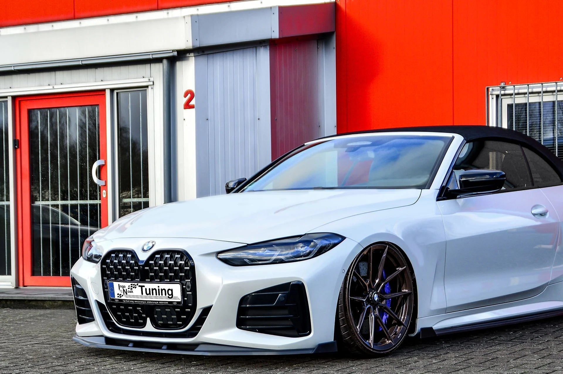 CUP Frontspoilerlippe mit Wings passend für BMW 4er G22 G23 Coupé Cabrio M - Paket - WEHRAN MOTORSPORT