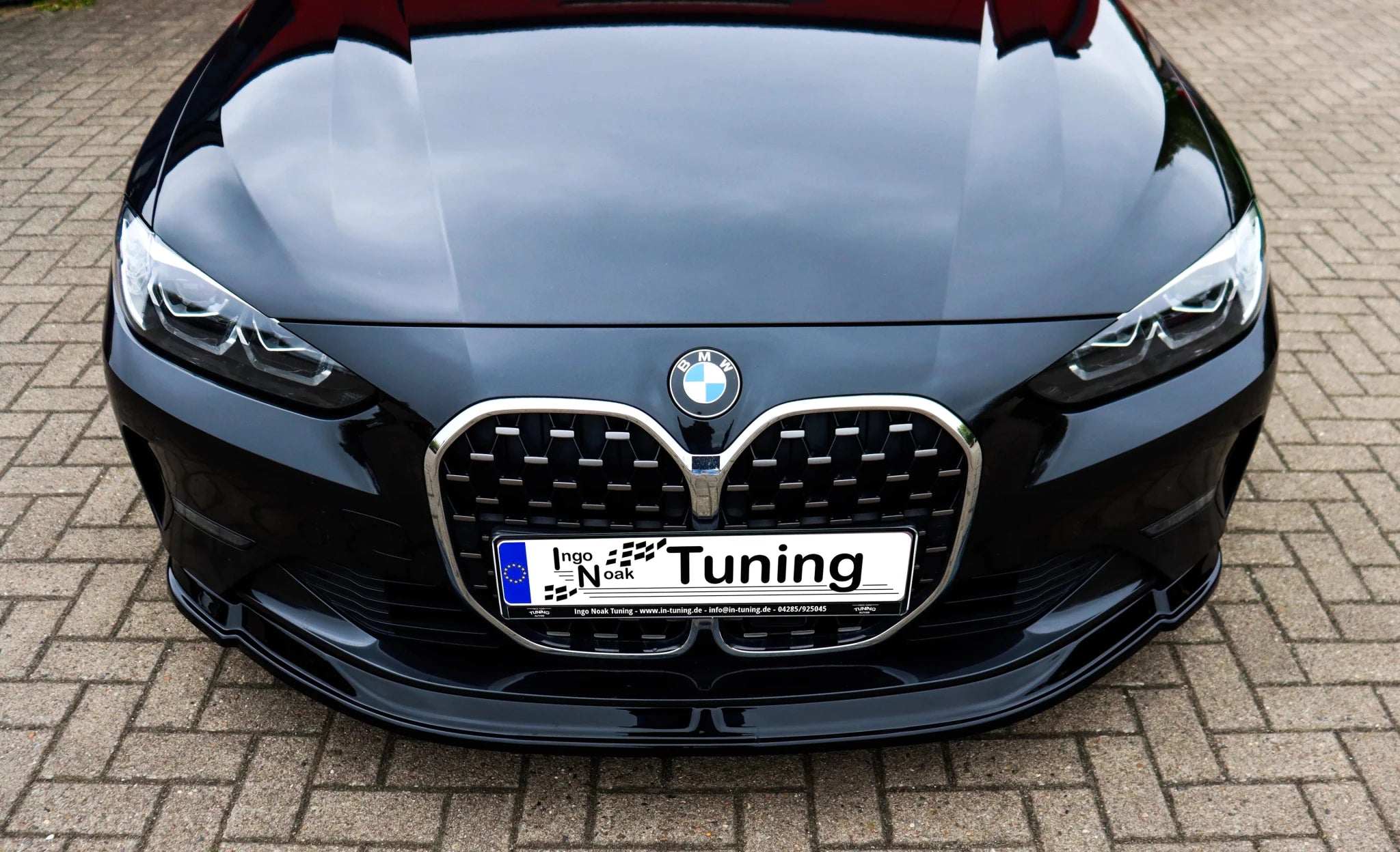 CUP Frontspoilerlippe passend für BMW 4er G22 G23 ohne M - Paket - WEHRAN MOTORSPORT