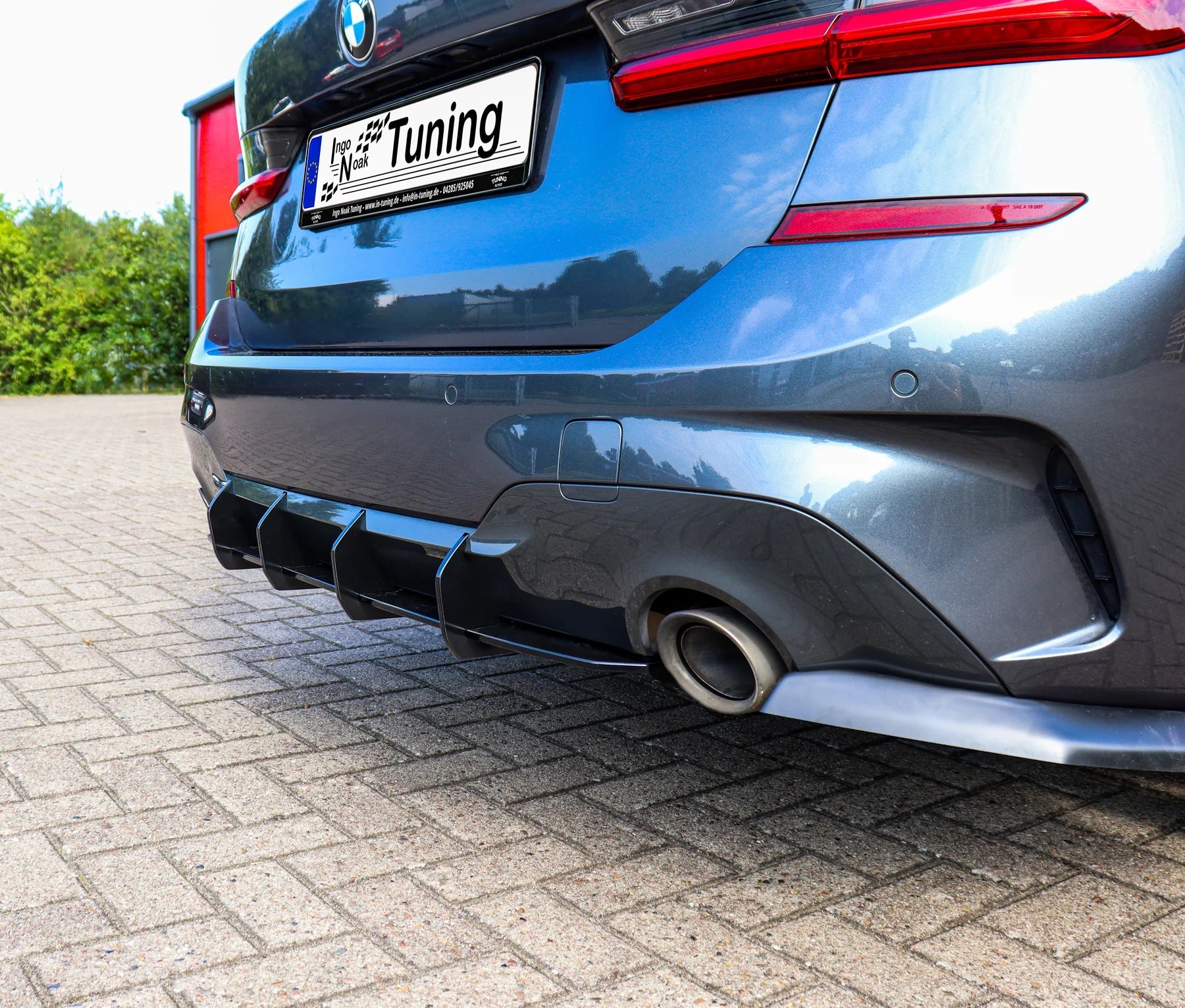 Diffusor Heckansatz passend für BMW 3er G20 G21 Limousine Touring M - Paket - WEHRAN MOTORSPORT
