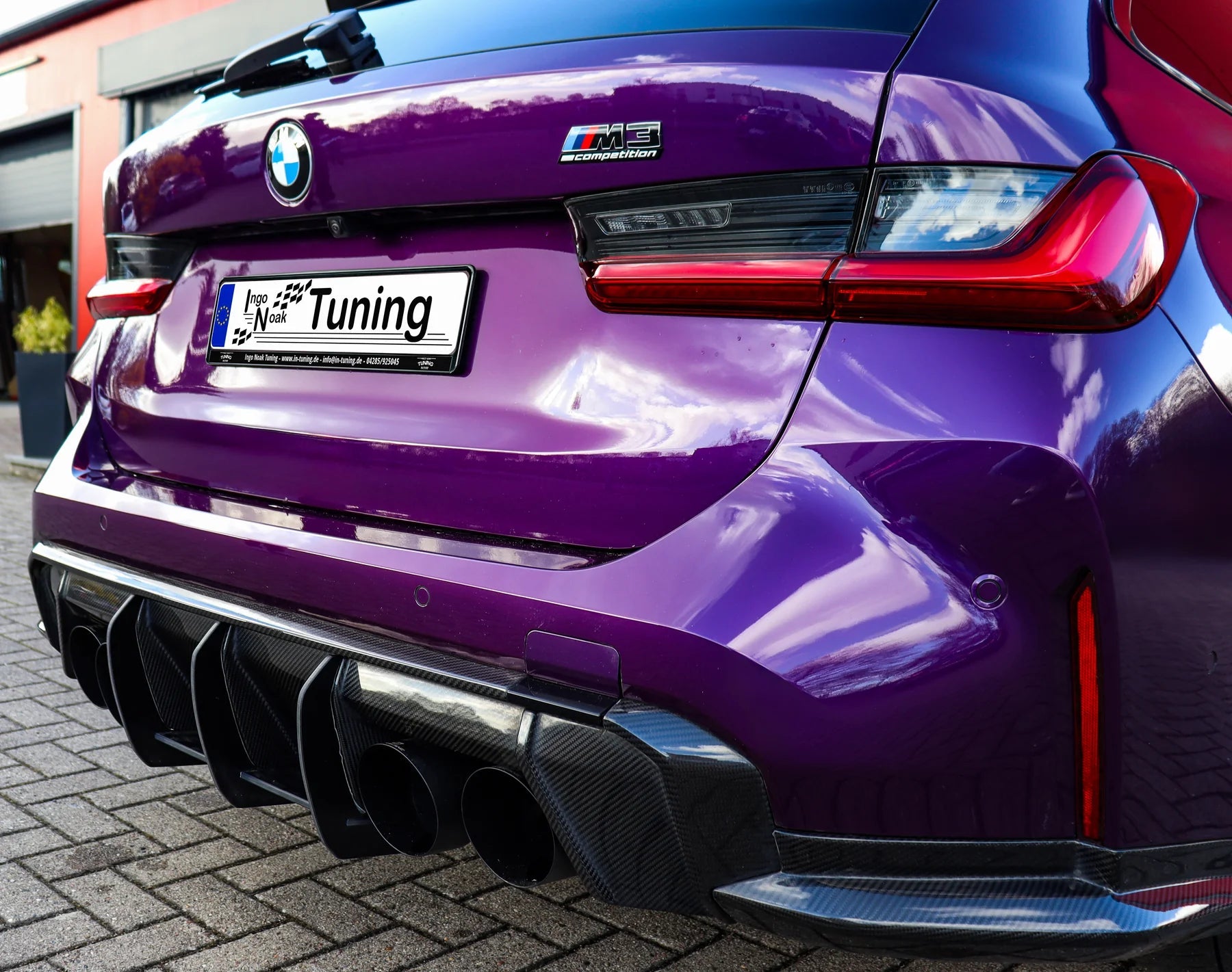 Diffusor Heckansatz passend für BMW M3 G80 G81 - WEHRAN MOTORSPORT
