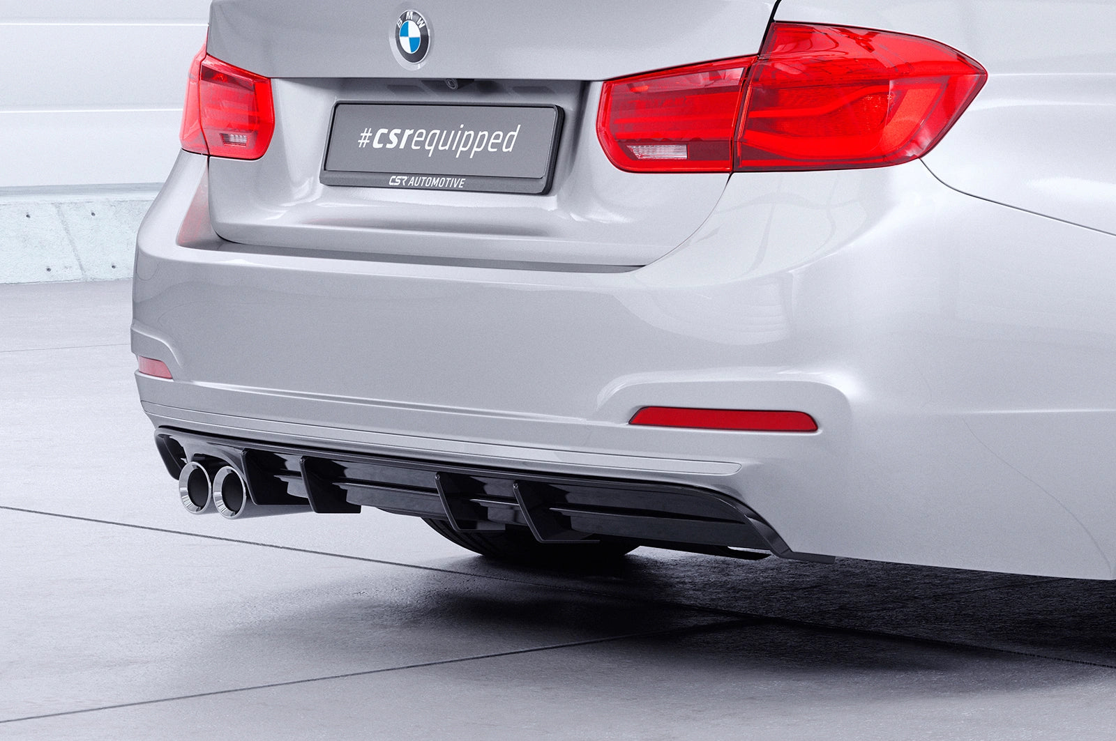 Diffusor / Heckansatz für BMW 3er F30 / F31 Facelift
