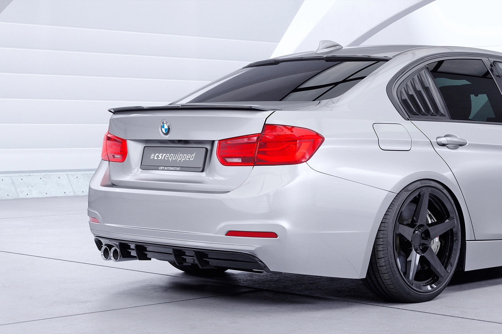 Diffusor / Heckansatz für BMW 3er F30 / F31 Facelift
