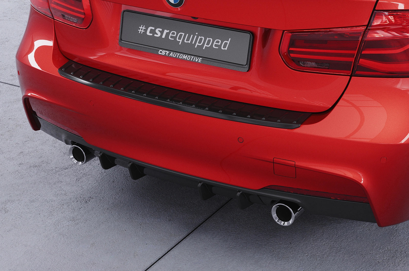 Diffusor / Heckansatz für BMW 3er F30 (M-Paket)