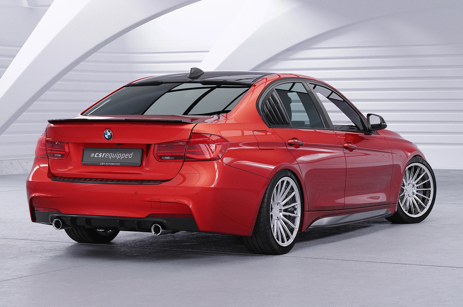 Diffusor / Heckansatz für BMW 3er F30 (M-Paket)