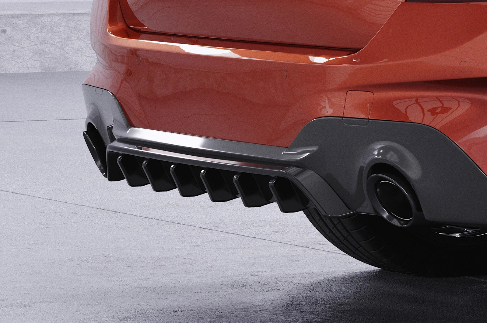 Diffusor / Heckansatz für BMW 3er G20 / G21 (M-Paket)