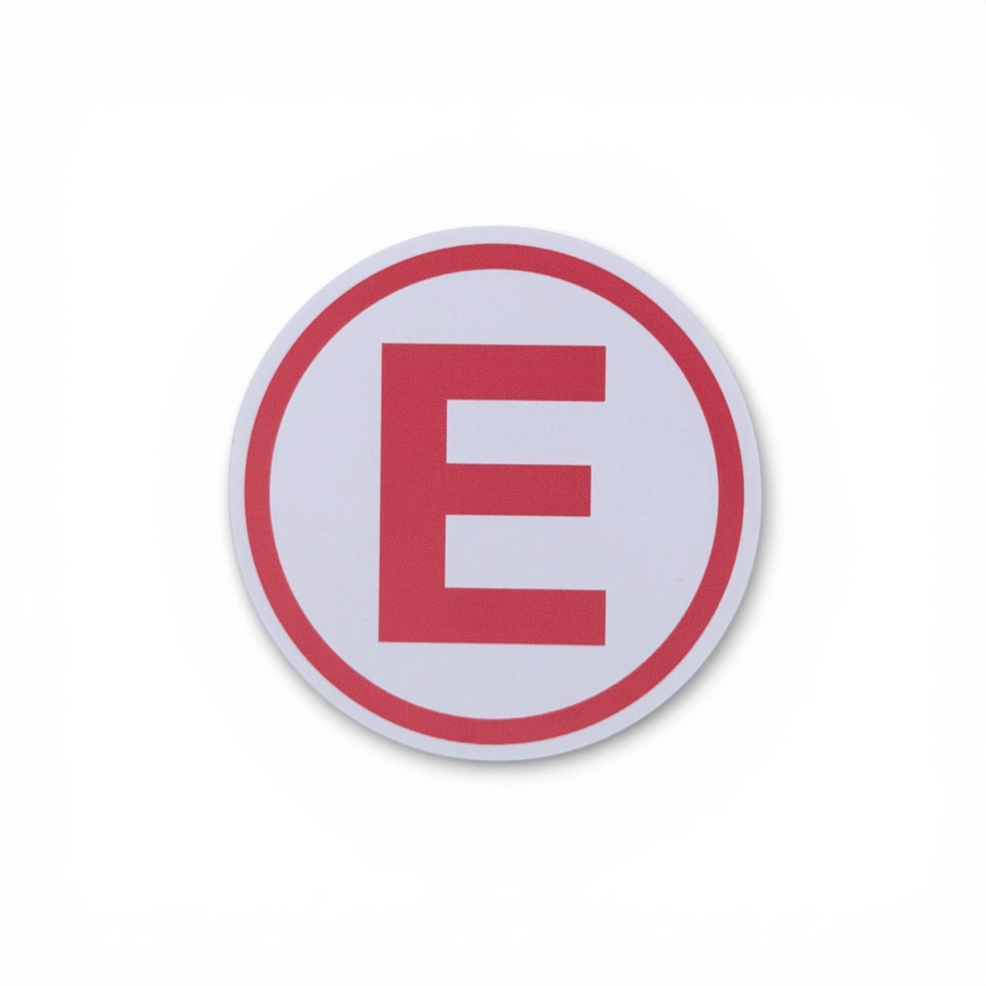 Emergency Sticker Löschsystem (E) Motorsport | Wehran Motorsport - WEHRAN MOTORSPORT