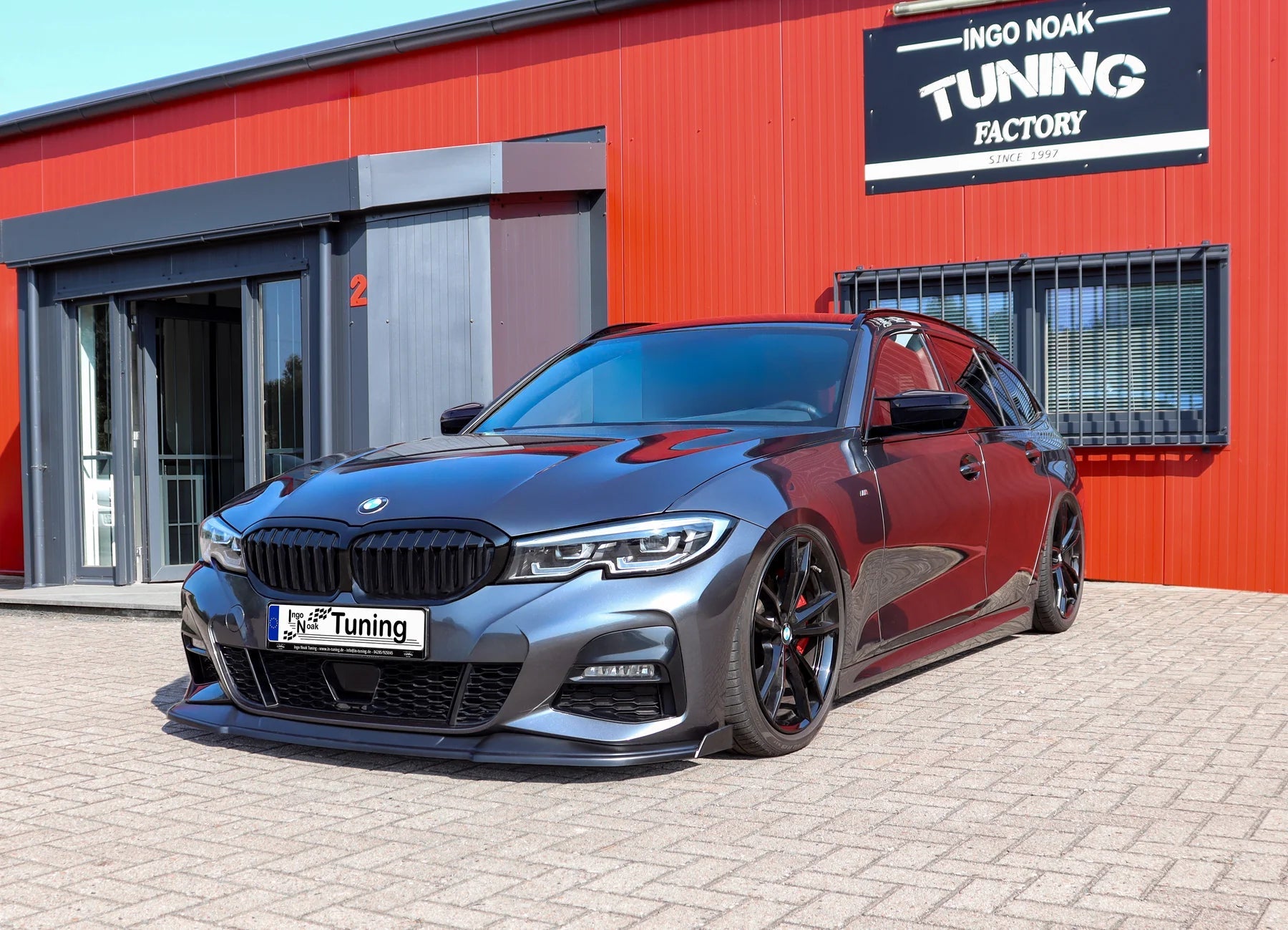 Frontspoiler Cuplippe mit Wings passend für BMW 3er G20 G21 Limousine Touring M - Paket - WEHRAN MOTORSPORT
