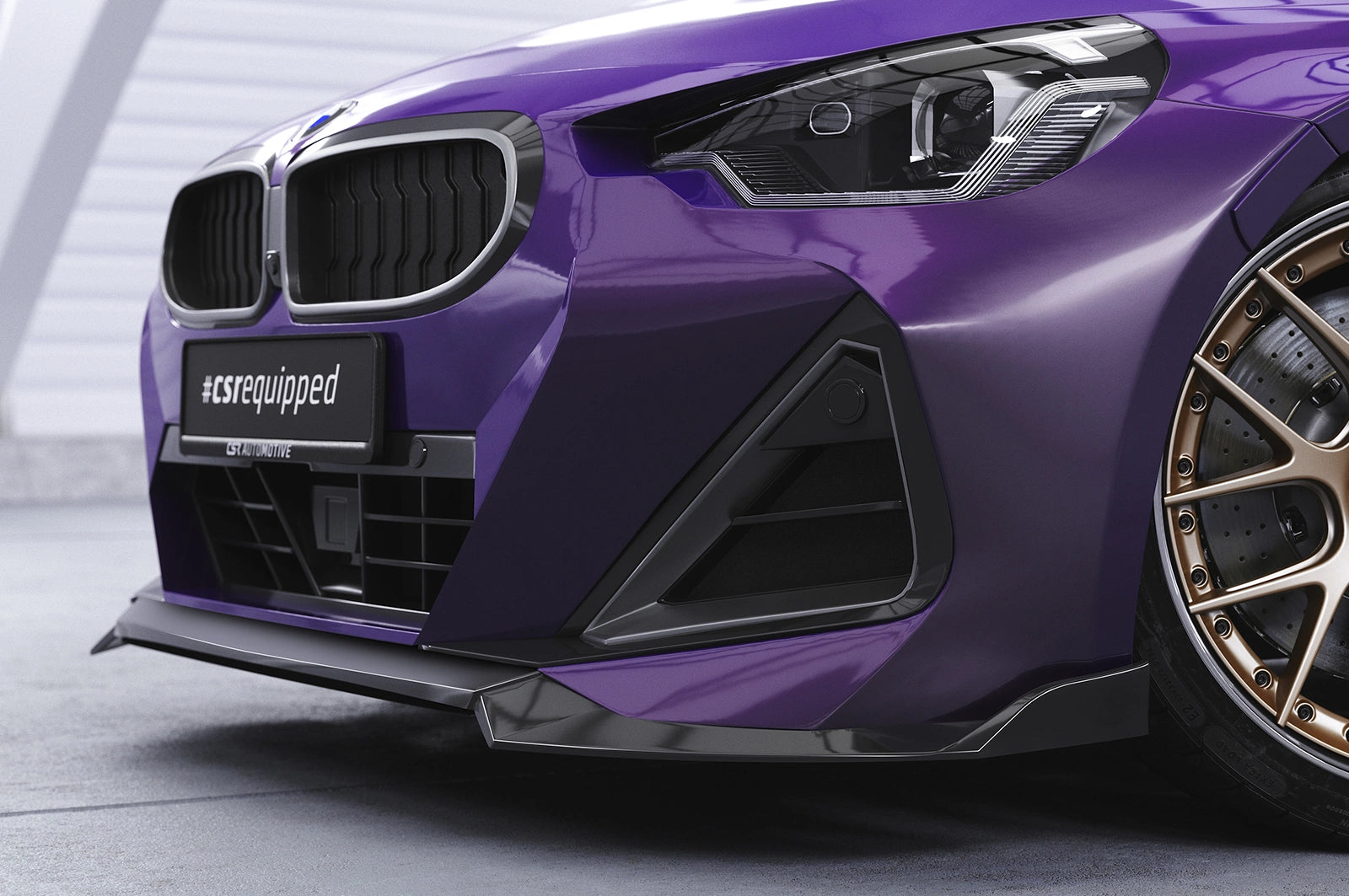 Frontspoiler / Cup-Spoilerlippe für BMW 2er G42 M-Paket/M240i