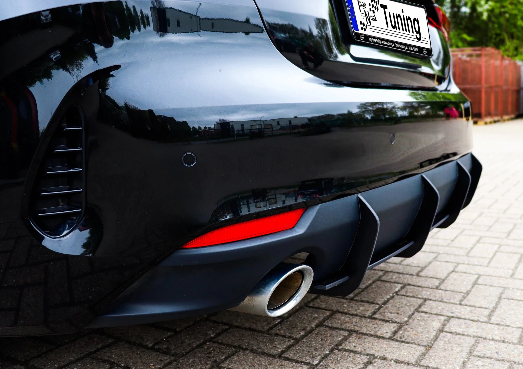 Heckansatz Diffusor passend für BMW 4er G22 G23 Coupé Cabrio Standard - WEHRAN MOTORSPORT