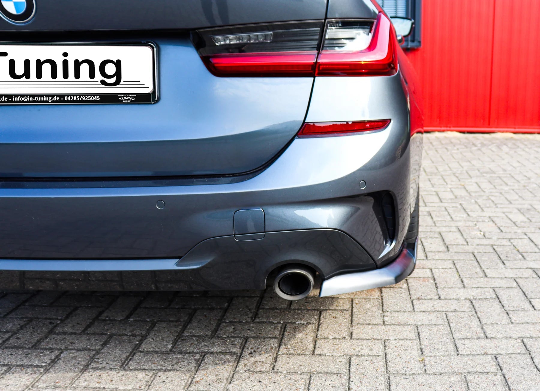 Heckansatz Flaps Seitenteile mit Wing passend für BMW 3er G20 G21 Limousine Touring M - Paket - WEHRAN MOTORSPORT