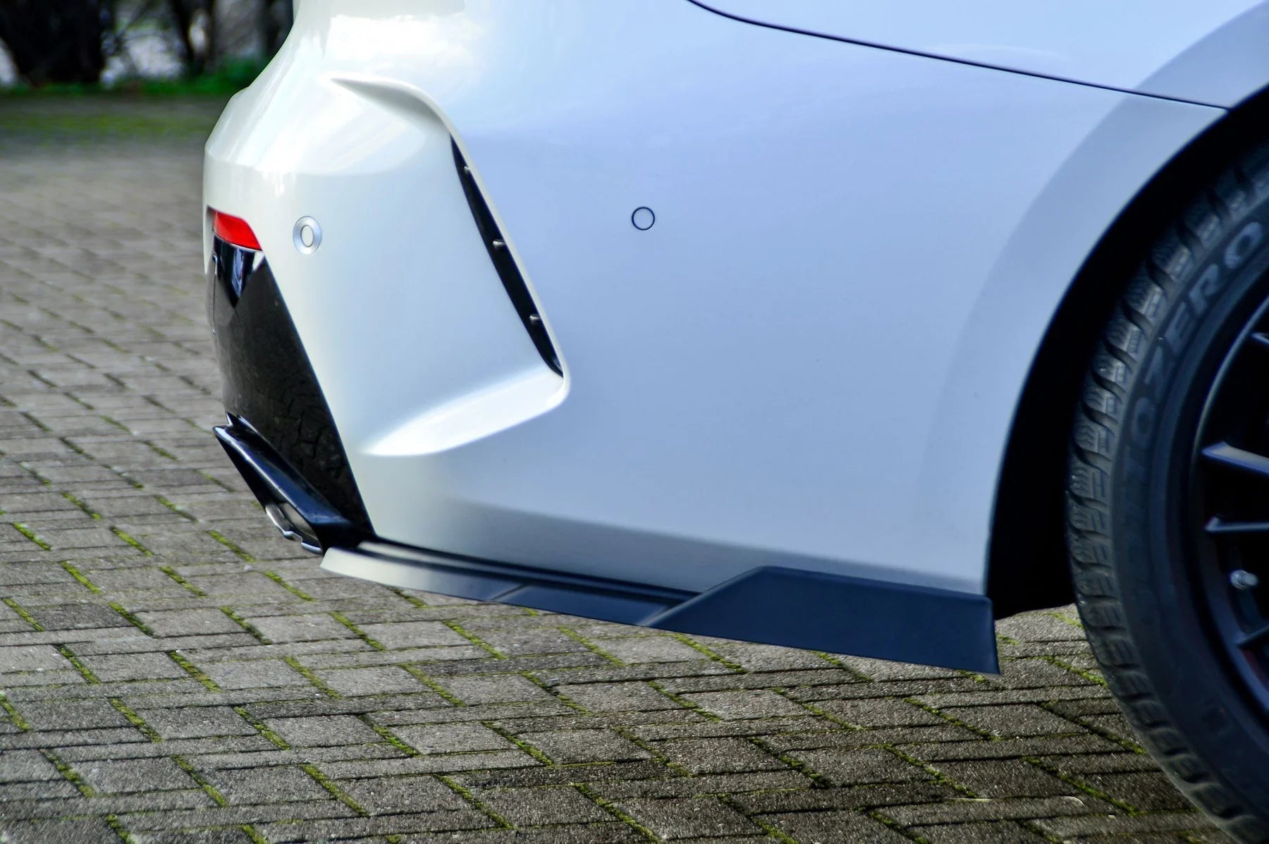 Heckansatz Flaps Seitenteile mit Wings passend für BMW 4er G22 G23 M - Paket - WEHRAN MOTORSPORT