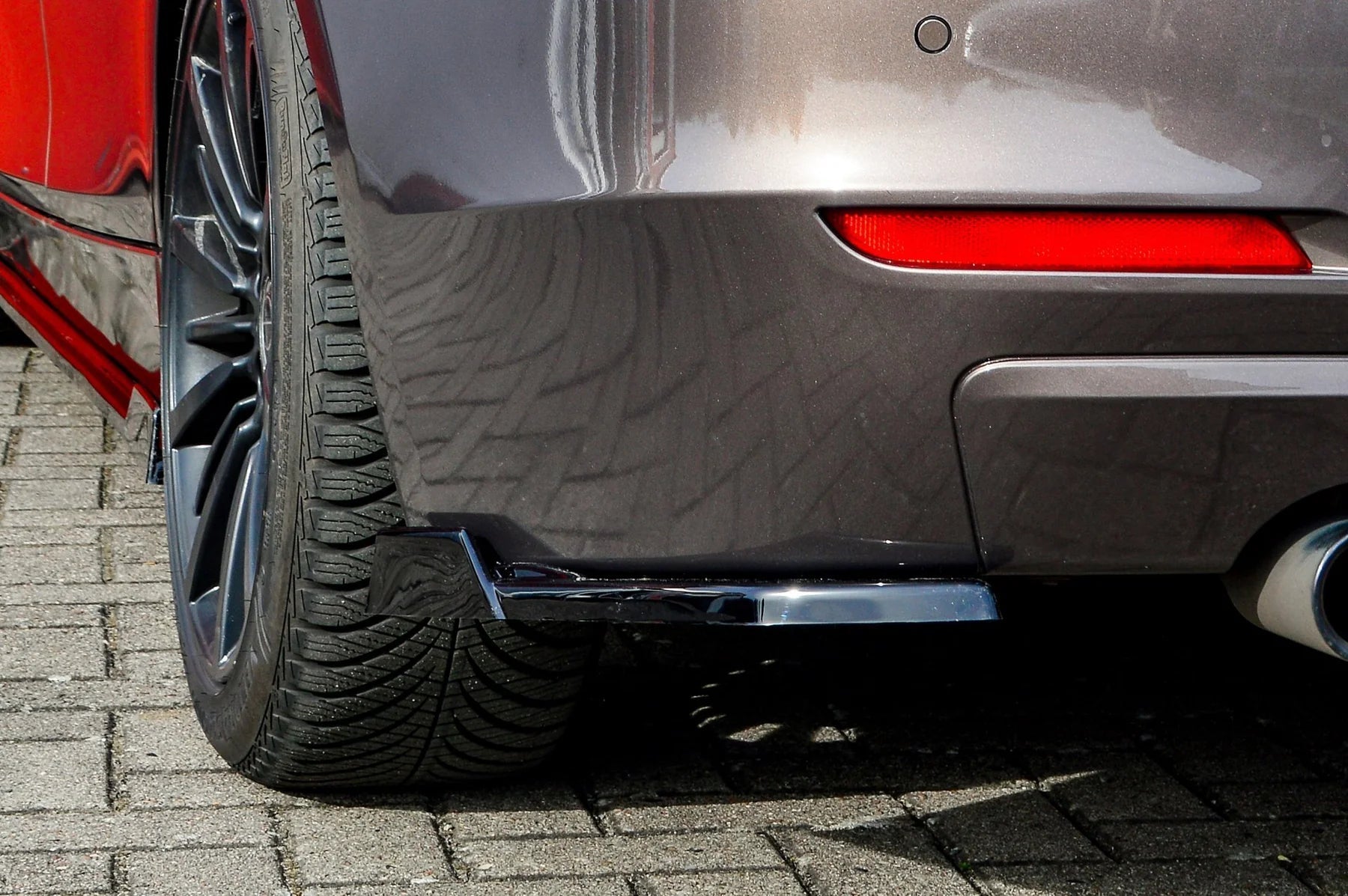 Heckansatz Seitenteile Flaps mit Wing passend für BMW 3er F30 Standard - WEHRAN MOTORSPORT
