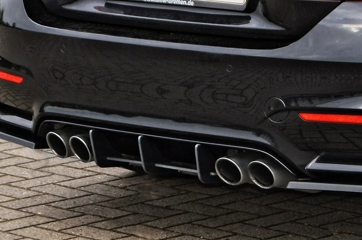 F83 Rear Leg Room Rear Diffuser Insert suitable for BMW M3 M4 F80 F82 F83 with ABE ...