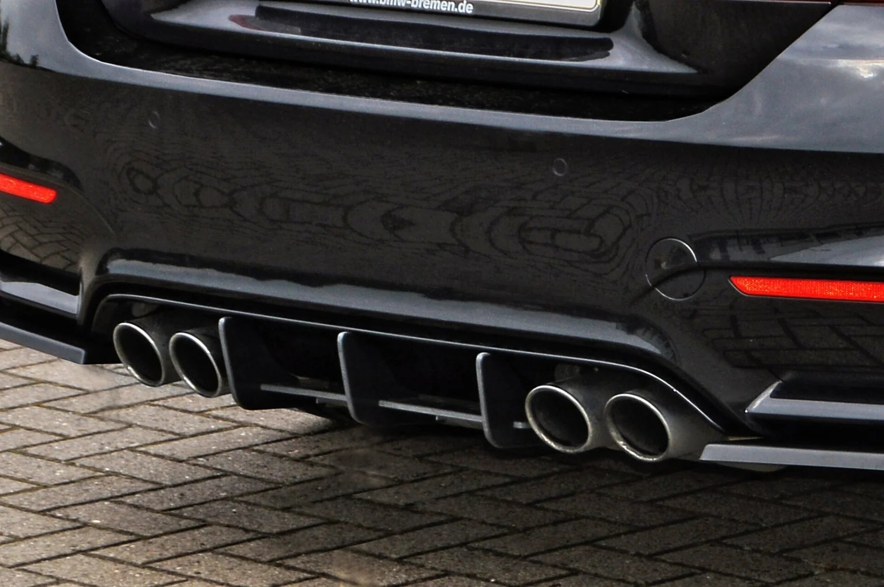 Heckeinsatz Diffusor passend für BMW M3 M4 F80 F82 F83 - WEHRAN MOTORSPORT