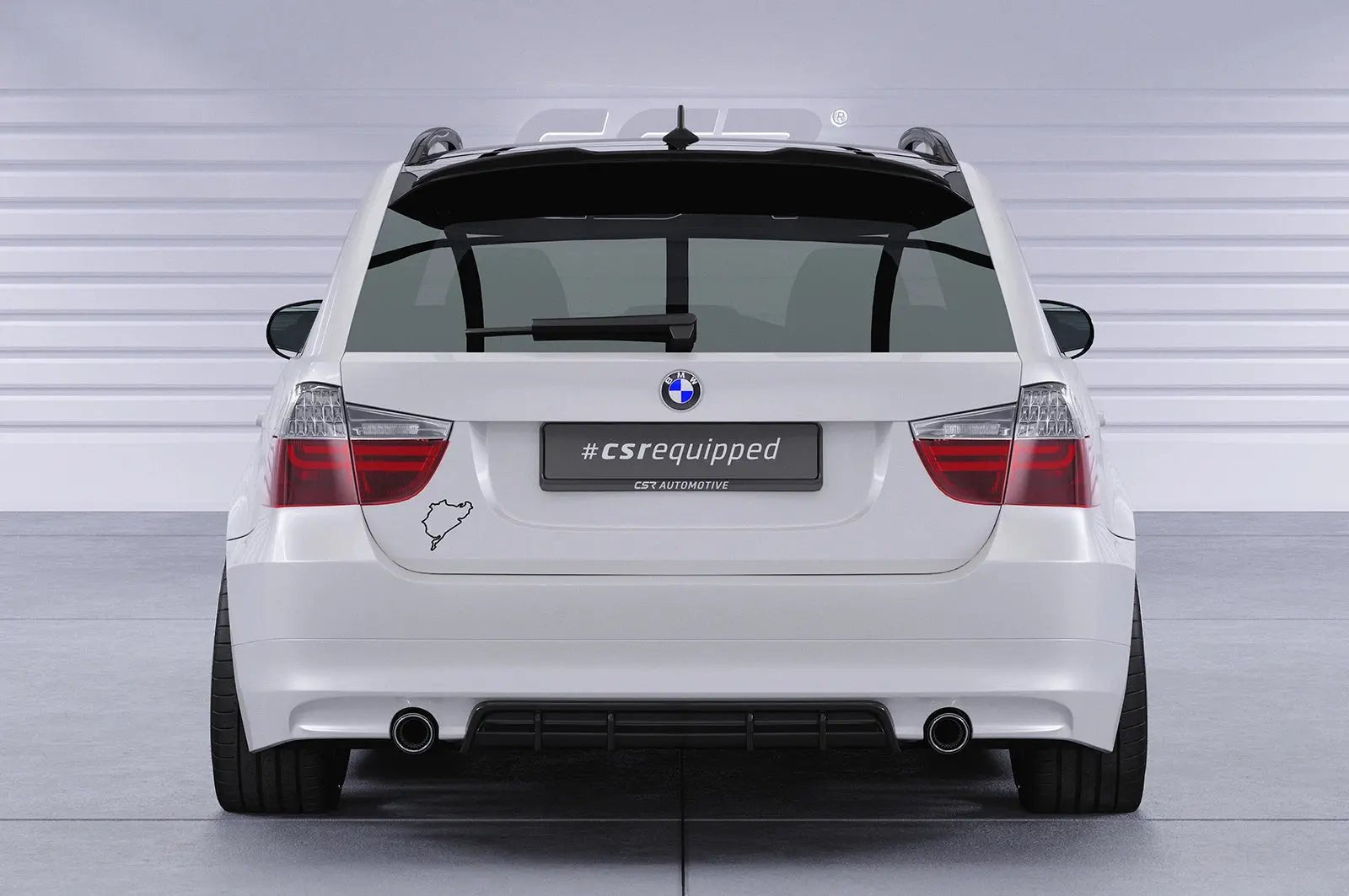 Heckspoiler / Hecklippe mit ABE für BMW 3er E91 Touring - WEHRAN MOTORSPORT