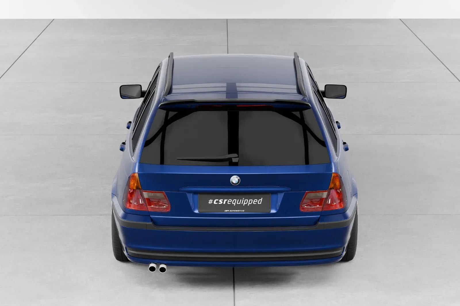 Heckspoiler / Heckflügel mit ABE für BMW 3er E46 Touring CSR