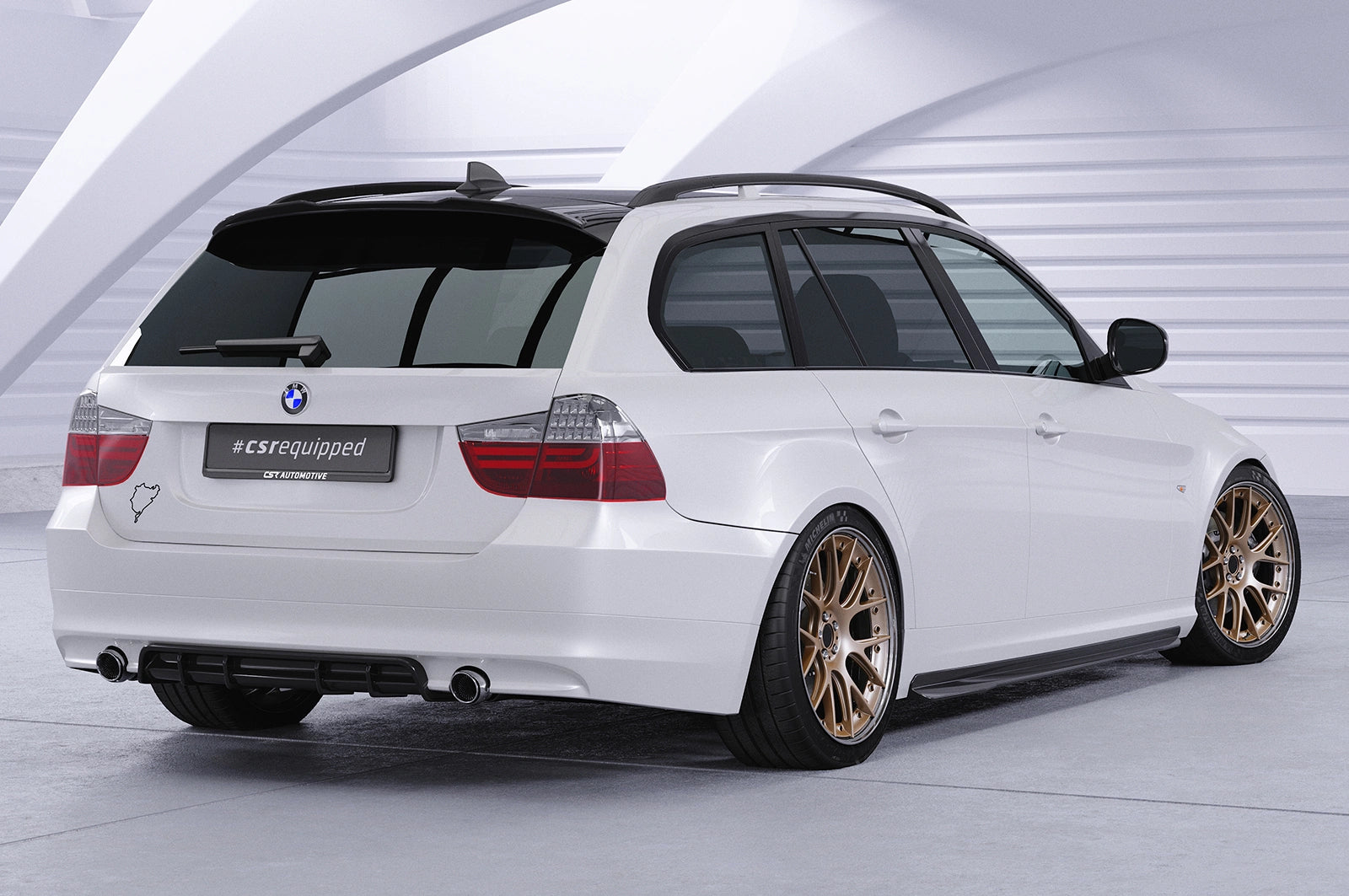 Heckspoiler / Heckflügel für BMW 3er E91 Touring