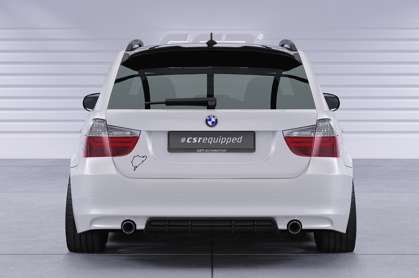 Heckspoiler / Heckflügel für BMW 3er E91 Touring
