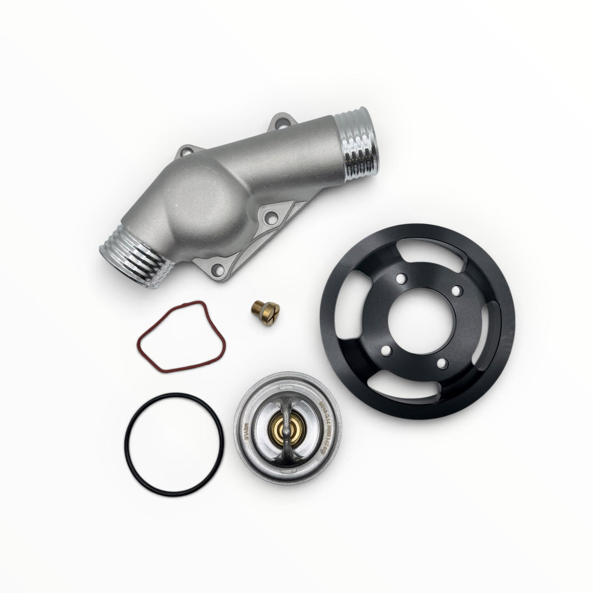 Kühlsystem Upgrade Set – 71 °C Thermostat & Alugehäuse passend für BMW E36 - WEHRAN MOTORSPORT