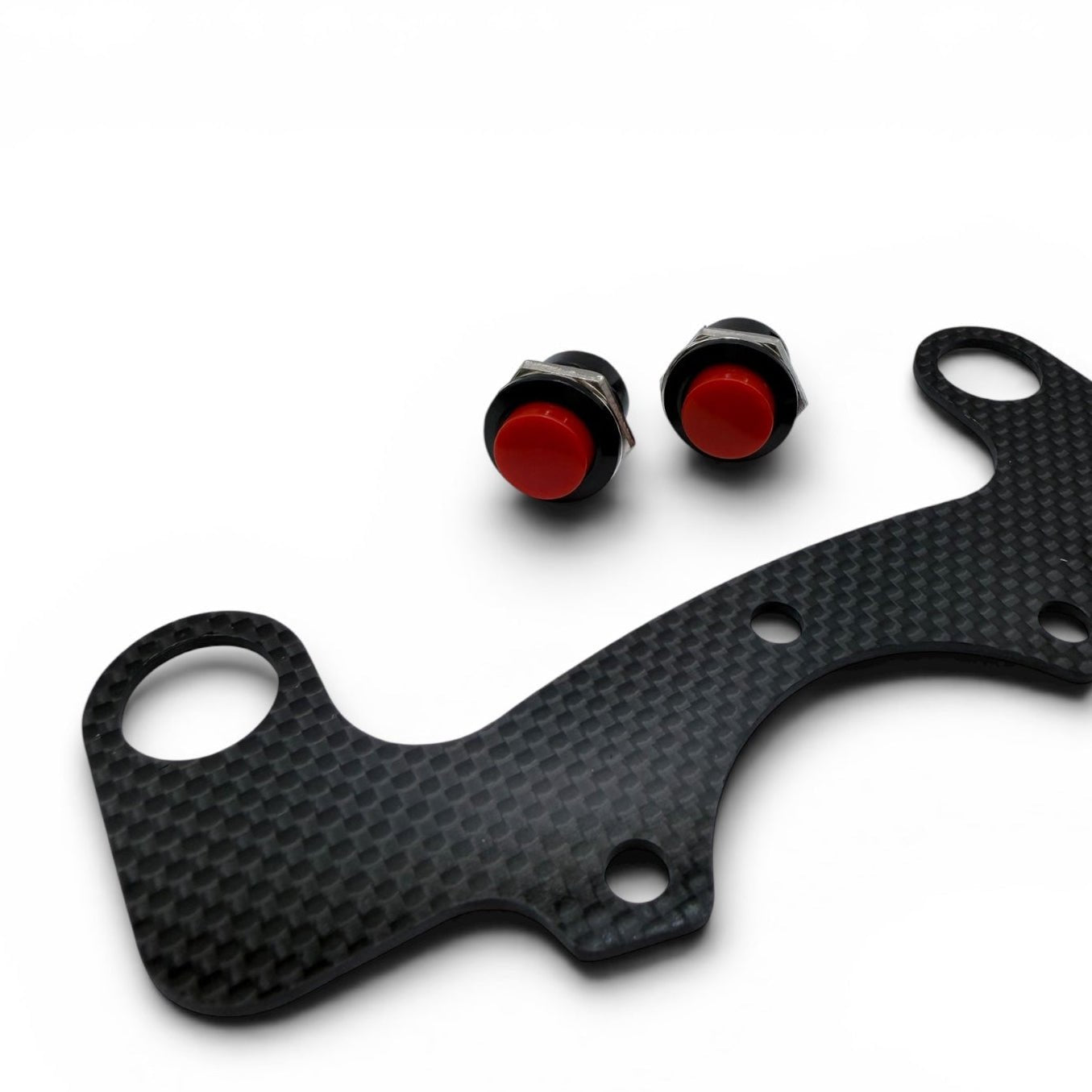 Lenkrad Schalterplatte / Adapterplatte aus Carbon für Motorsportlenkräder - WEHRAN MOTORSPORT