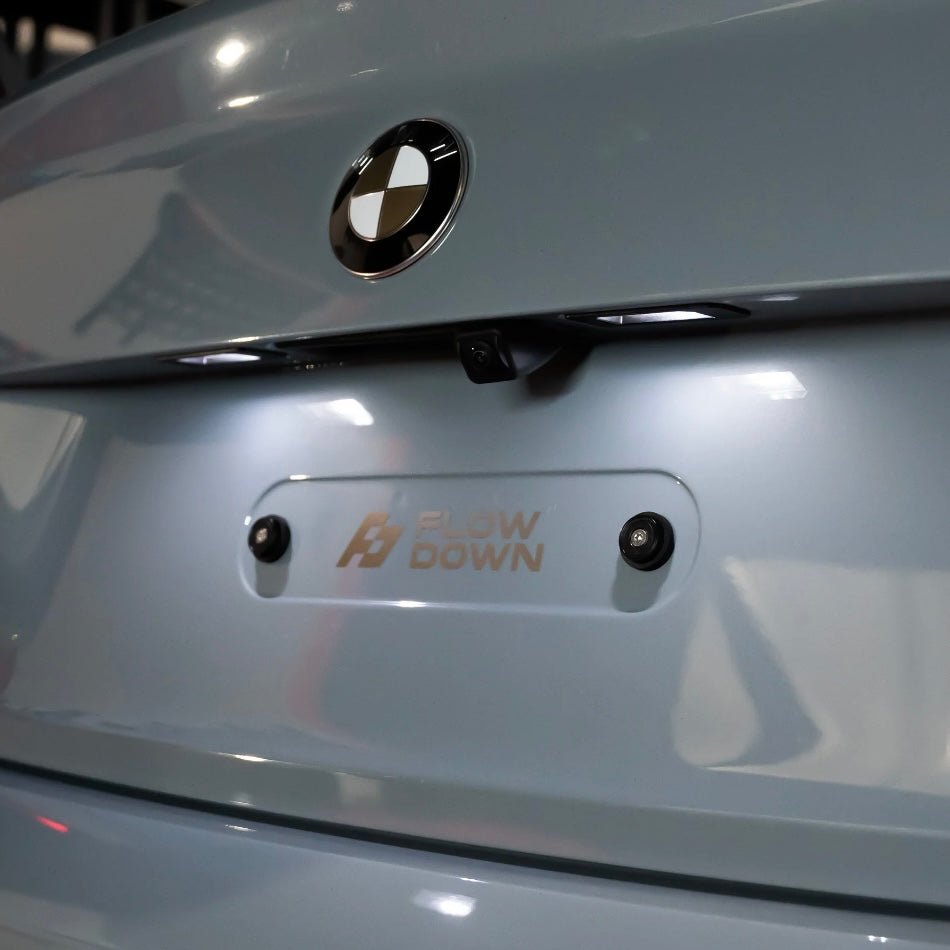 Magnet Kennzeichenhalter passend für BMW M3 M4 (G80/G81/G82/G83) FLOW DOWN® - WEHRAN MOTORSPORT