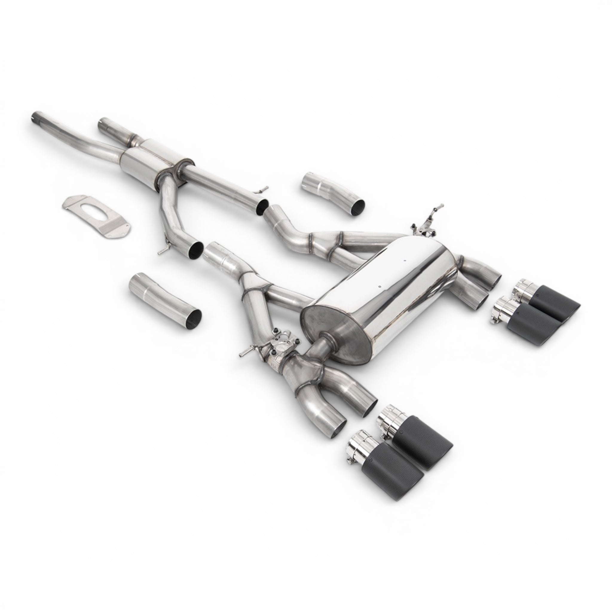 MILLTEK Sport Abgasanlage passend für BMW M3 M4 F80 F82 F83 (mit OPF) - WEHRAN MOTORSPORT