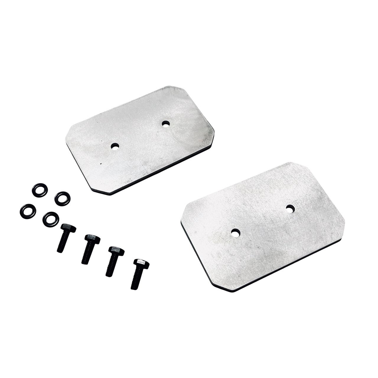 Montagesatz inkl. Verstärkungsplatten für Motorsport - Heckflügel - WEHRAN MOTORSPORT