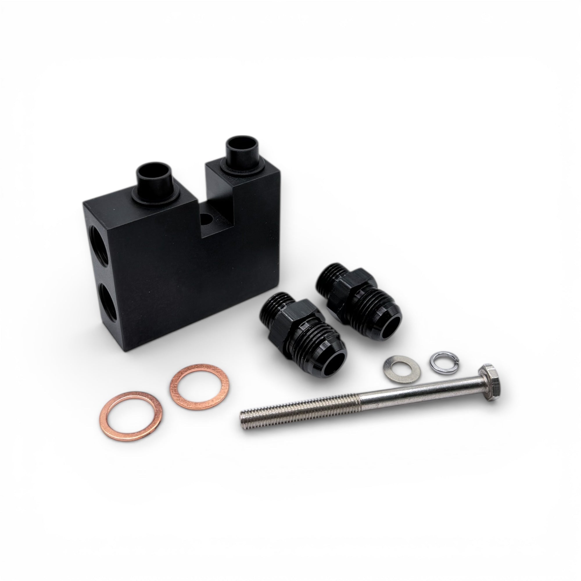 Ölkühler - Adapter Aluminium passend für BMW E90 - E93 335i / E82 135i (N54) - WEHRAN MOTORSPORT