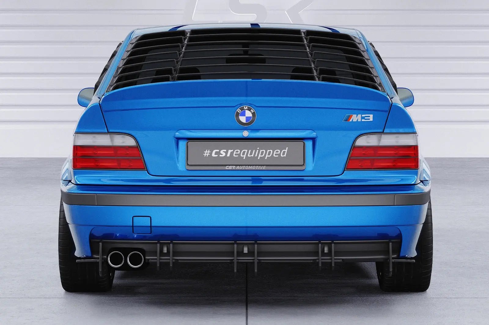 Racing Diffusor / Heckansatz für BMW 3er E36 M - Paket - WEHRAN MOTORSPORT