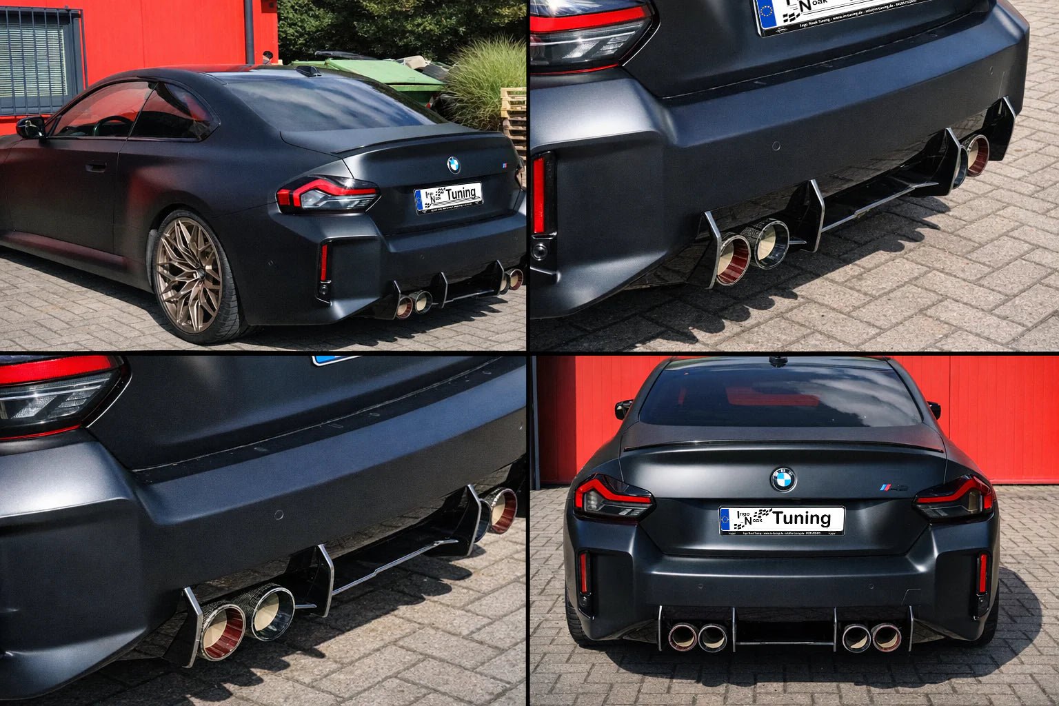 Racing Diffusor Heckansatz passend für BMW M2 G87 - WEHRAN MOTORSPORT