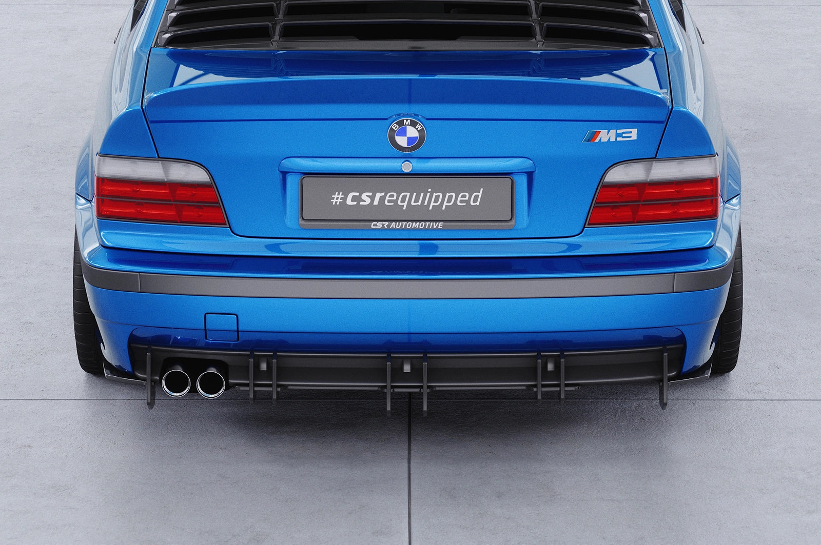 Racing Diffusor / Heckansatz für BMW 3er E36 M-Paket